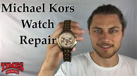 snap on michael kors watch back won't go back on|Steps To Fixing Your Michael Kors Watch .